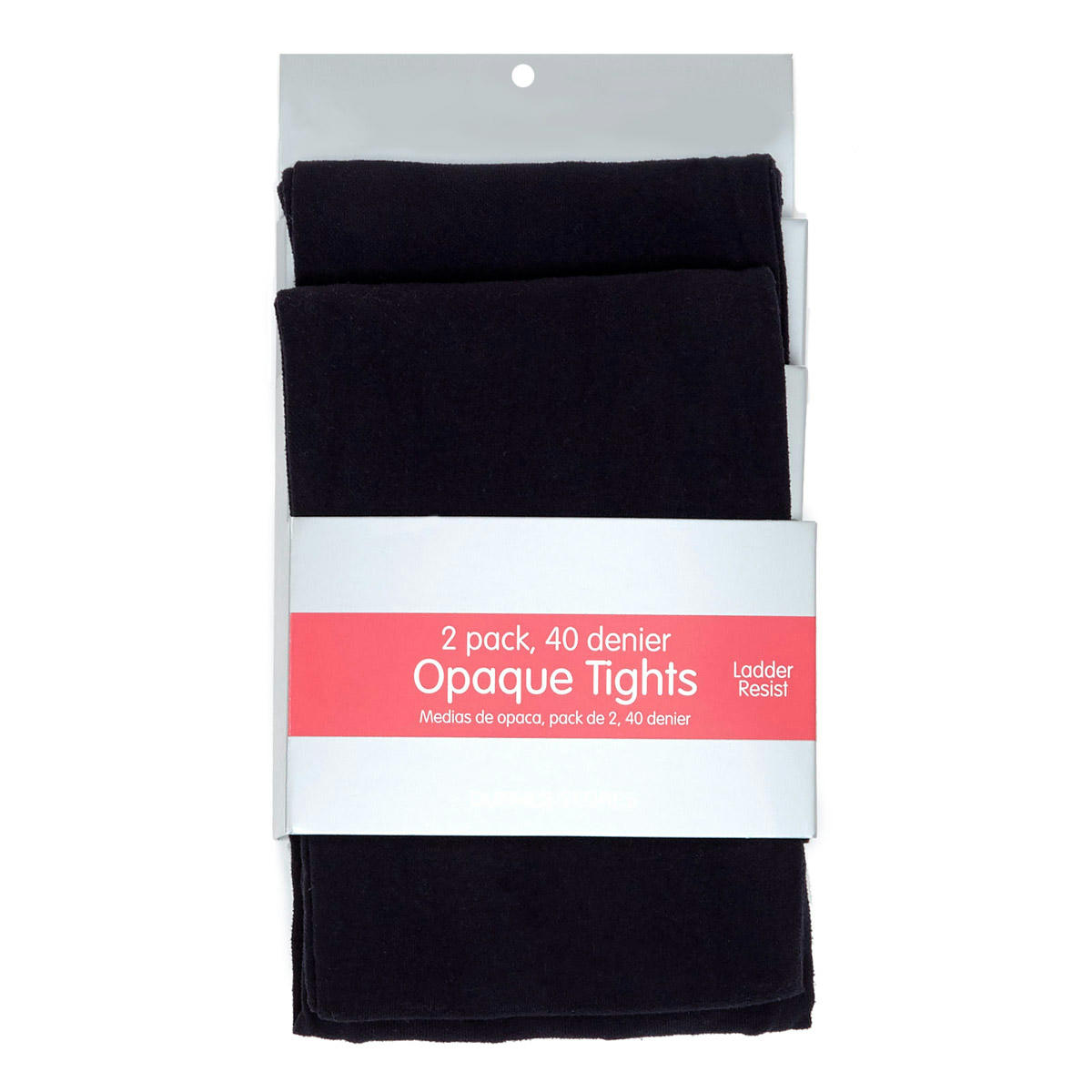 40 Denier Opaque Tights - Pack Of 2 - (5-14 Years)
