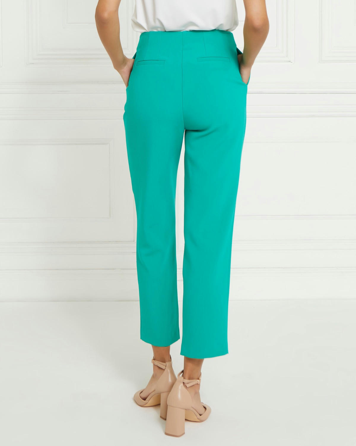 Gallery Seamed Straight Leg Trousers