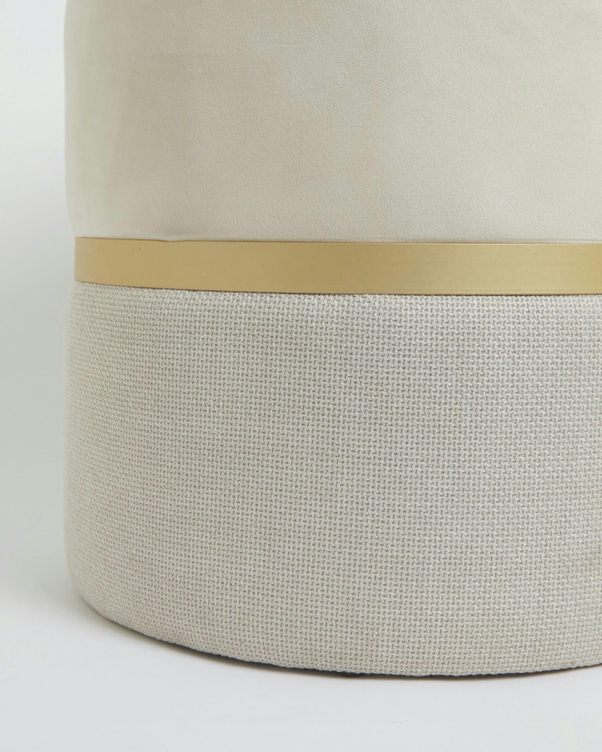 Francis Brennan the Collection Mink Kenmare Small Stool