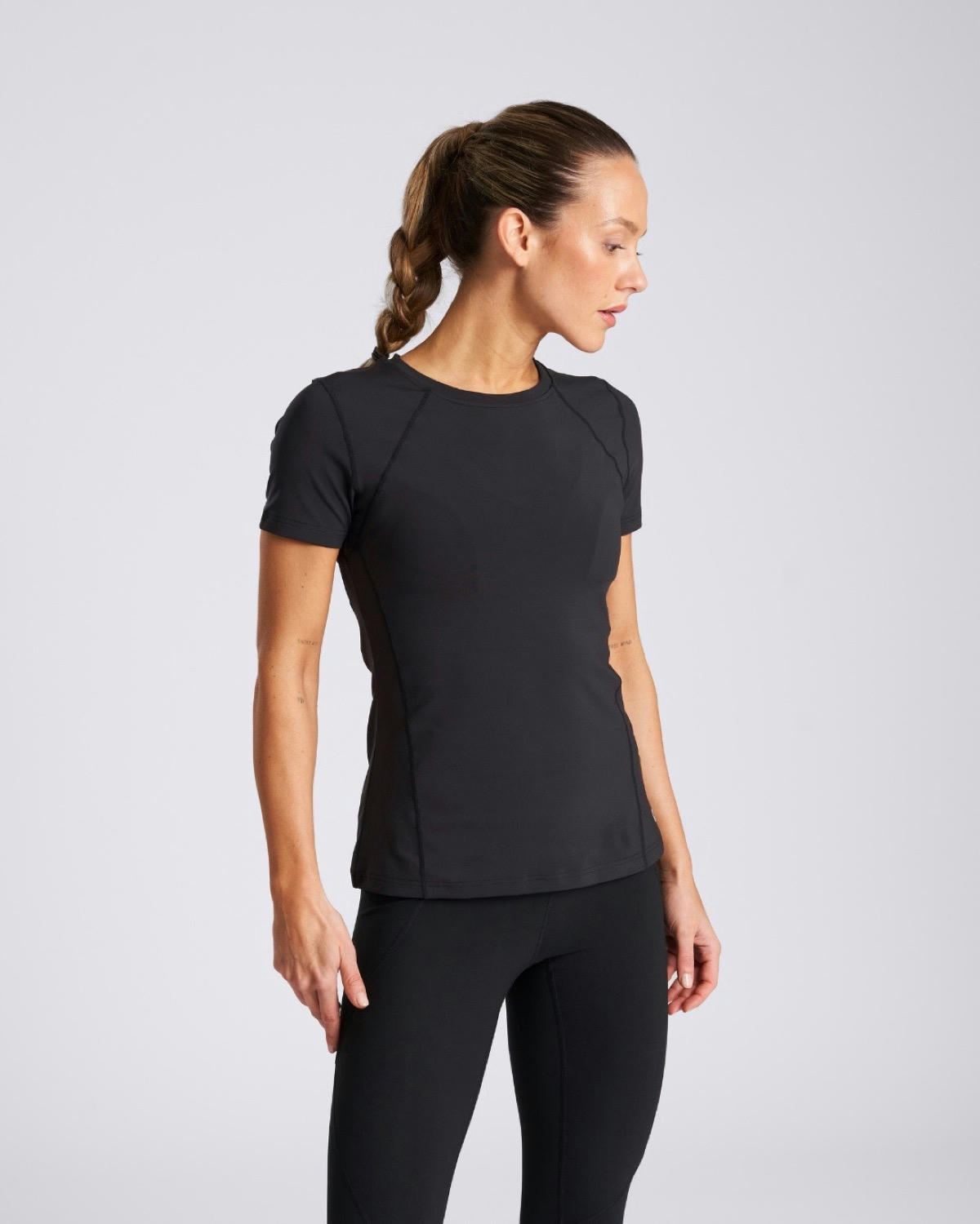 Powercut Sculpt Perform Training T-Shirt In Black