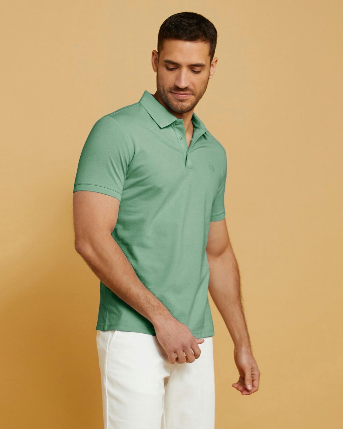 Paul Costelloe Living Stretch Pique Polo Shirt