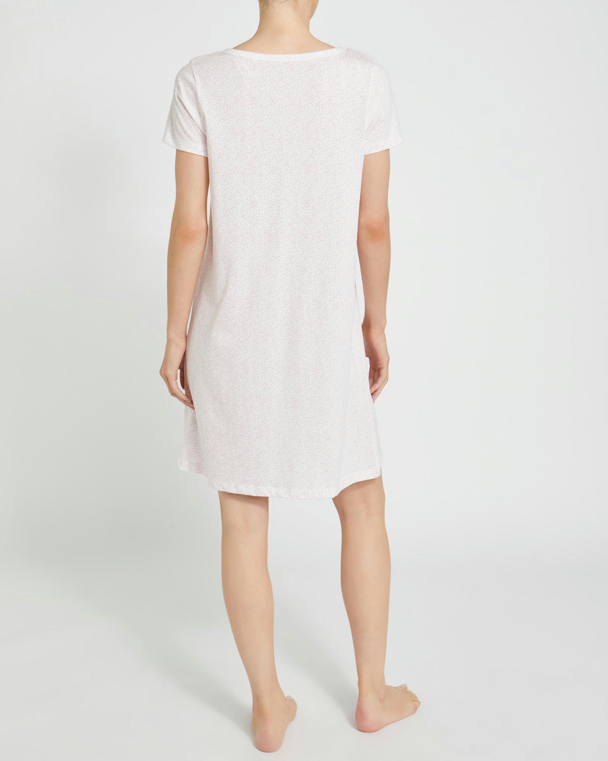V-Neck Button Nightdress