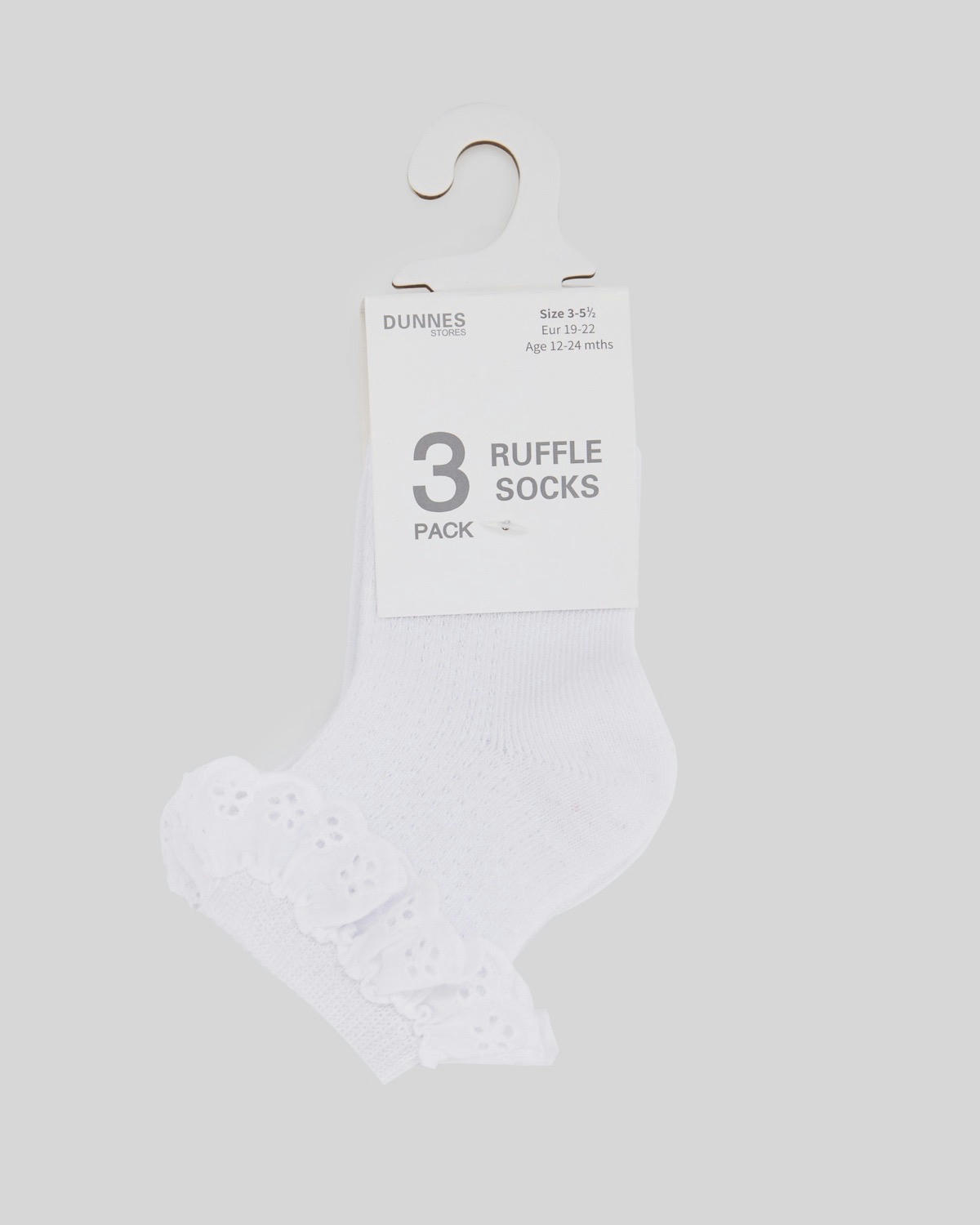 Baby Cotton Lace Socks - Pack Of 3