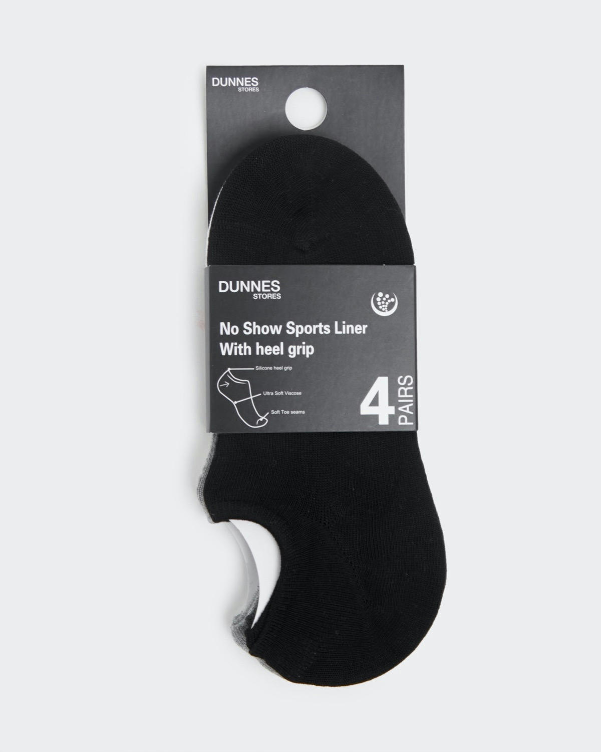Invisible Sports Socks - Pack Of 4