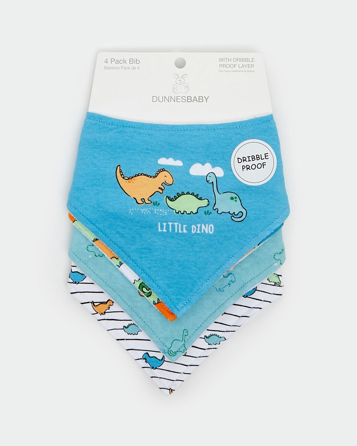 Cotton Bandana Bib (4 Pack)