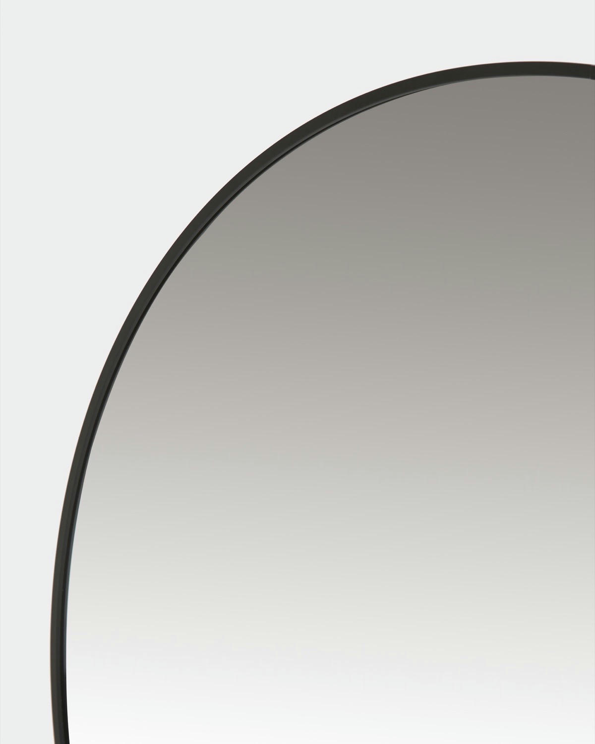Framed Round Mirror