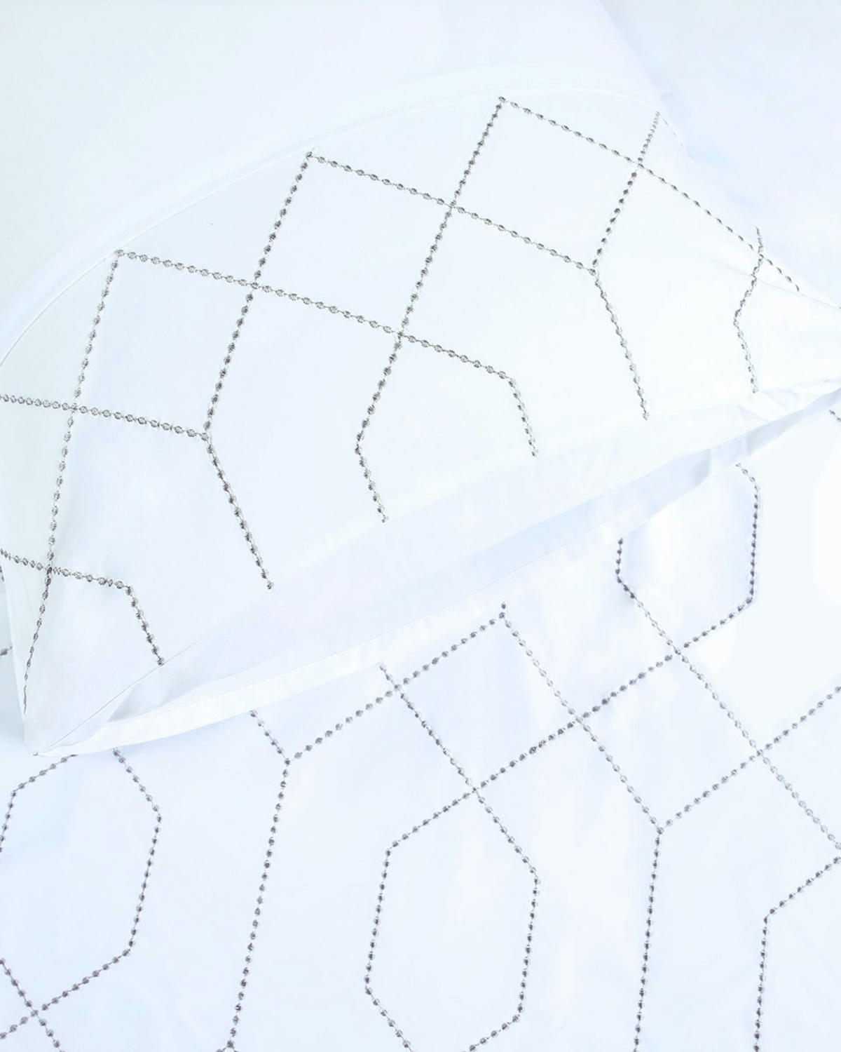 Geo Embroidered Duvet Set