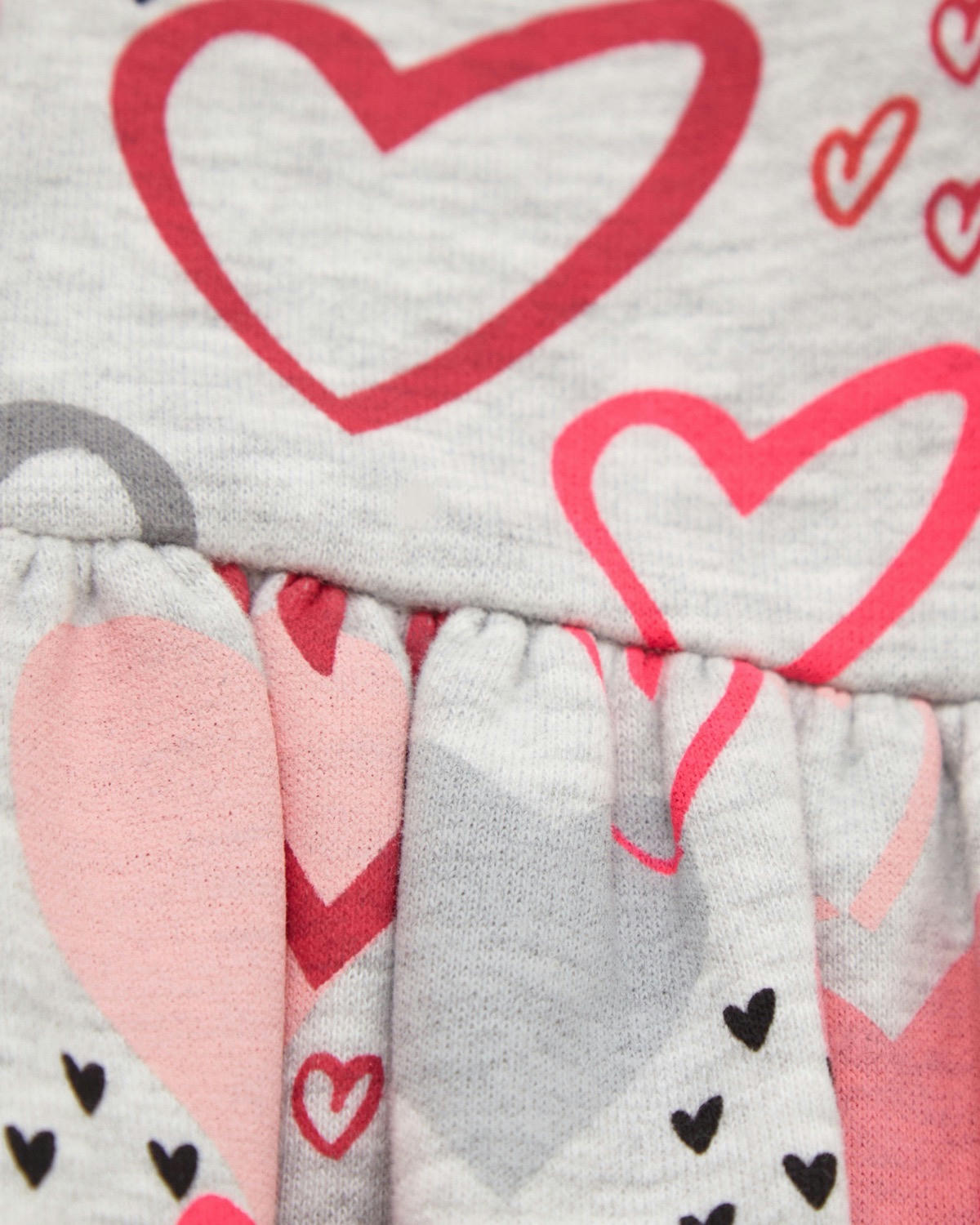 Heart Print Dress (Newborn-4 Years)
