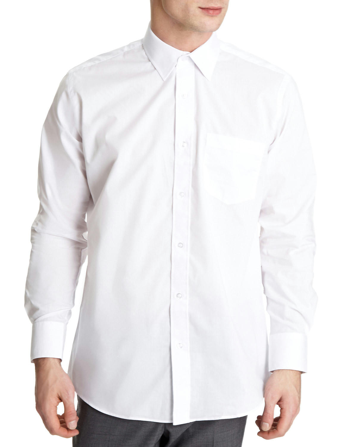 Regular Fit Long-Sleeved Easy Care Shirt