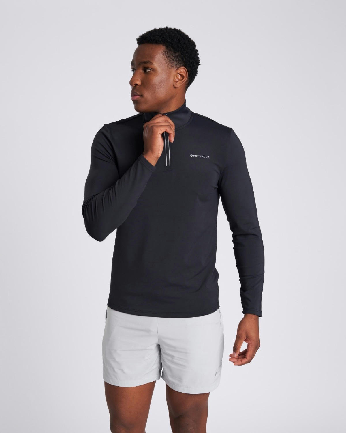 Central Qtr Zip Training Top
