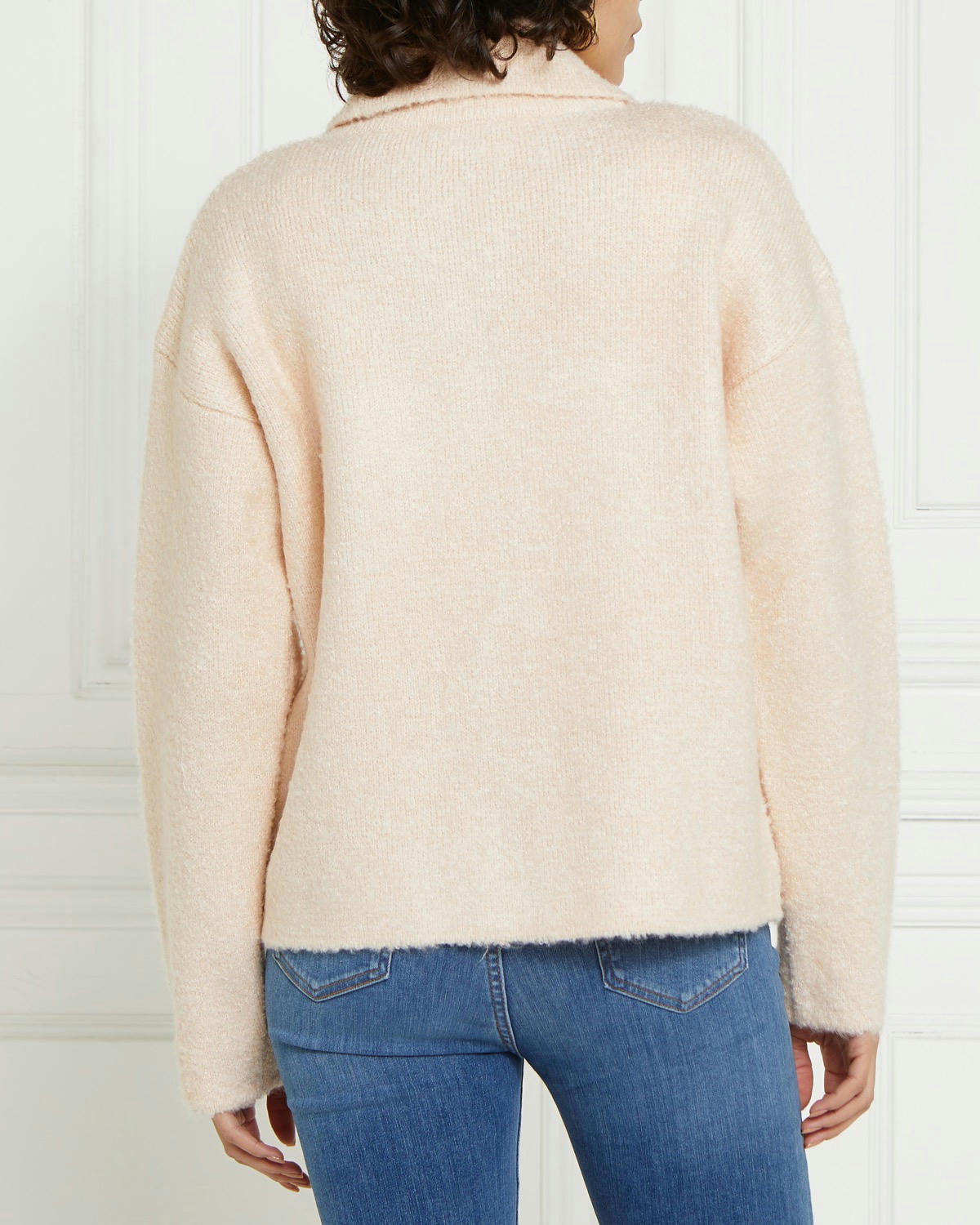 Gallery Boucle Zip Through Cardigan