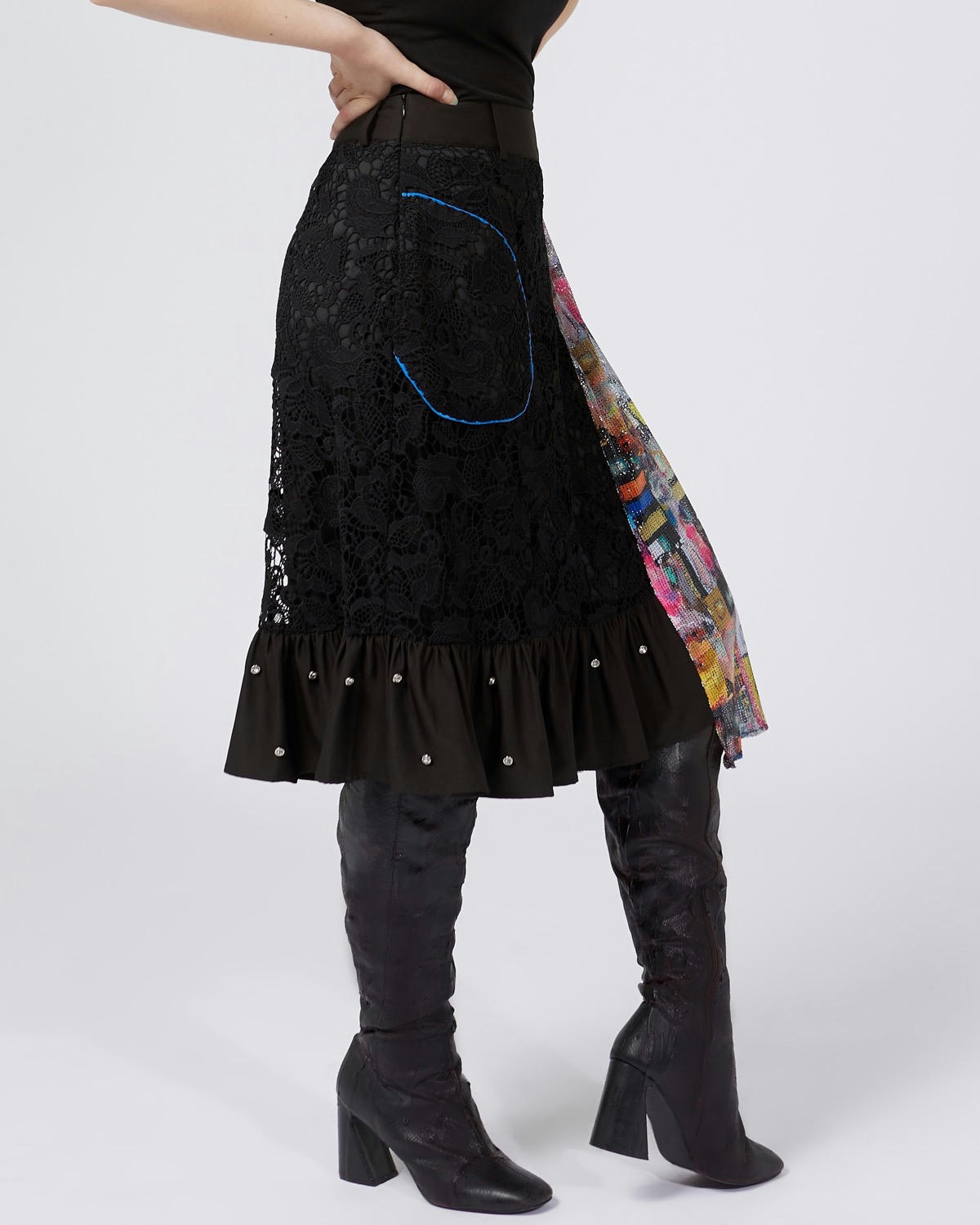 Joanne Hynes Lace And Sequin Skirt