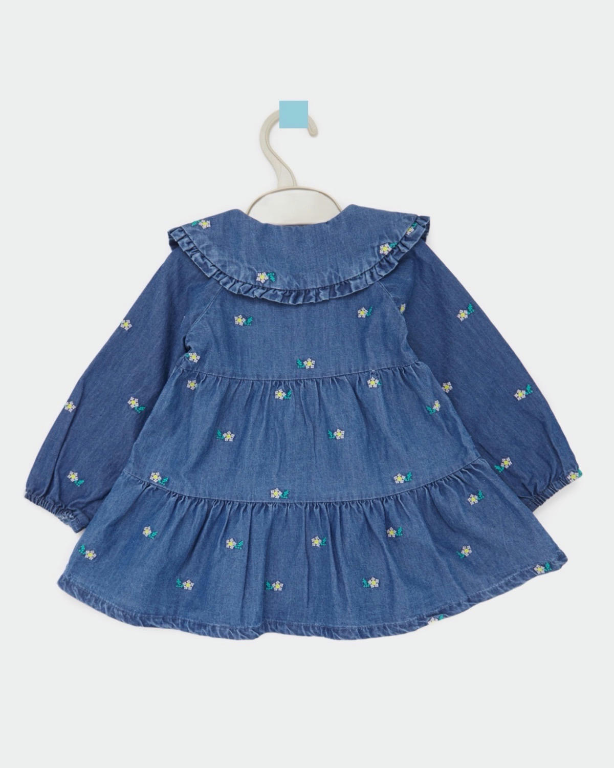 Leigh Tucker Willow Rose Chambray Dress (6 Months-4 Years)