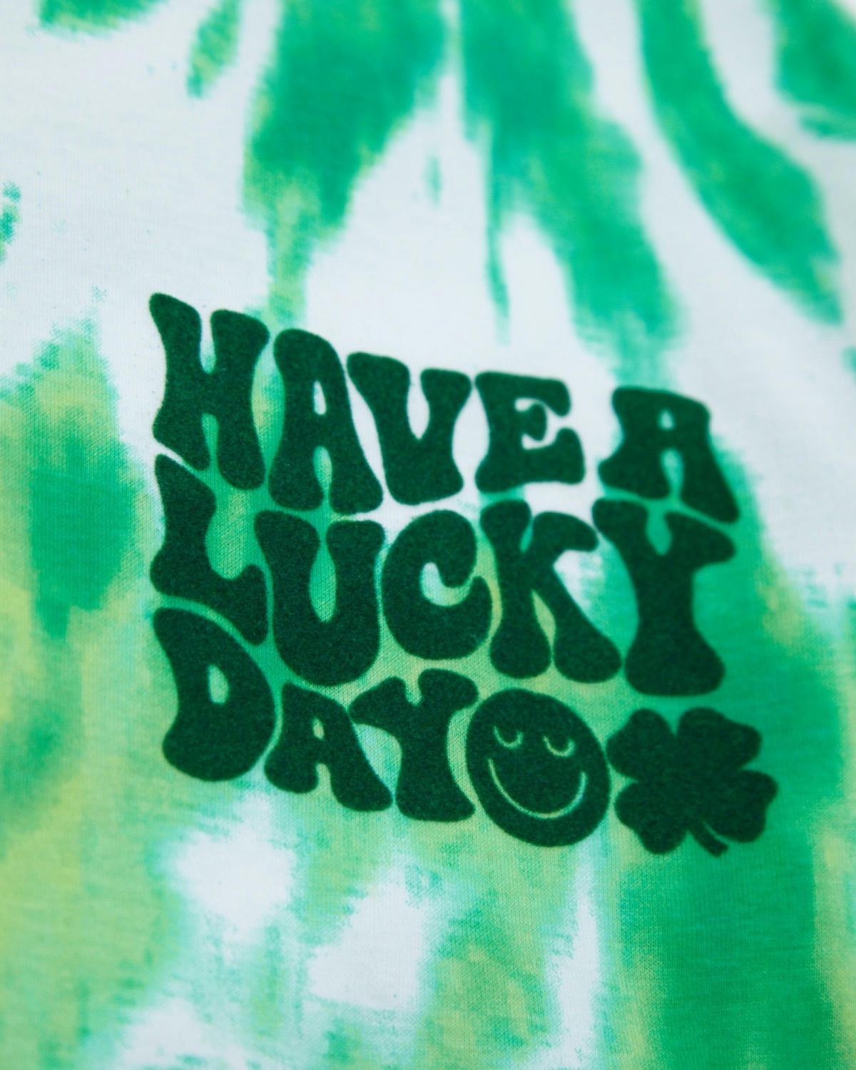 Long-Sleeved St Patricks Tie Dye Layered Shirt (3-14 Years)