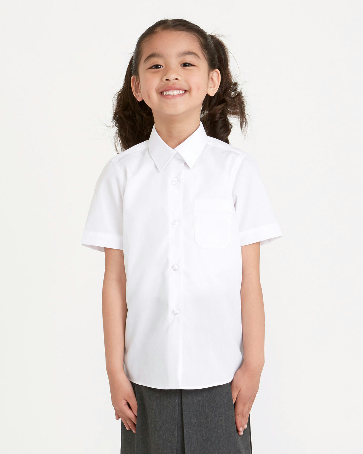 Easy Care Short-Sleeved Blouses - Pack Of 3 (4-16 Years)