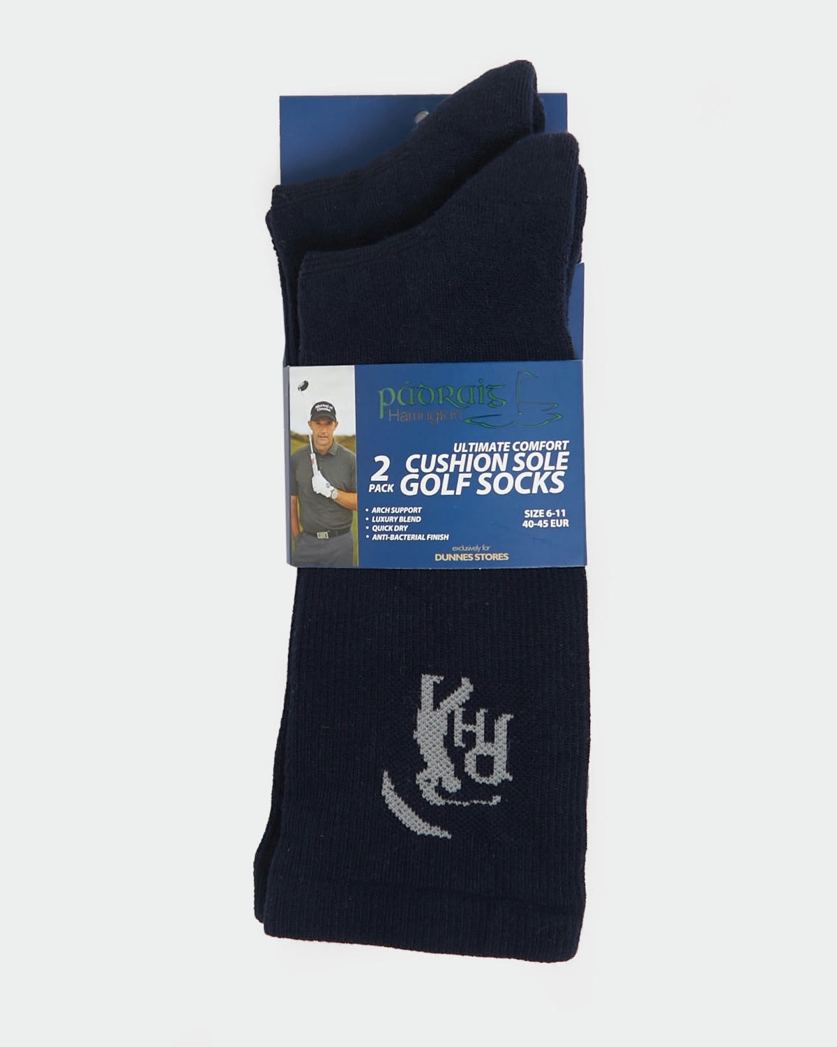 Pádraig Harrington Comfort Golf Socks - Pack Of 2