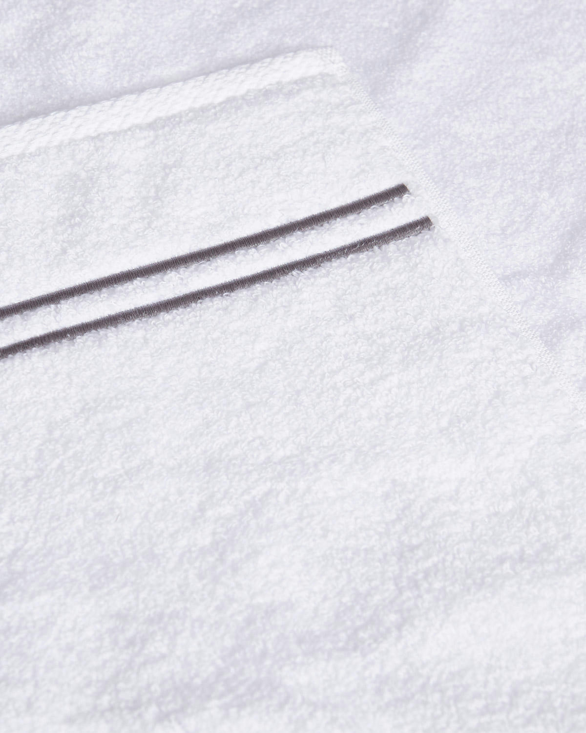 Francis Brennan the Collection Grey Stripe Towel