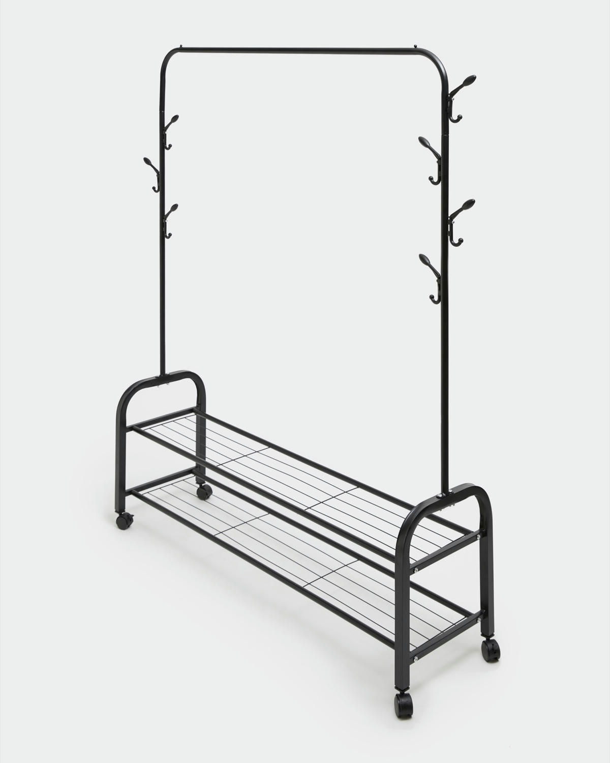 Clothing Rail With Shoe Storage