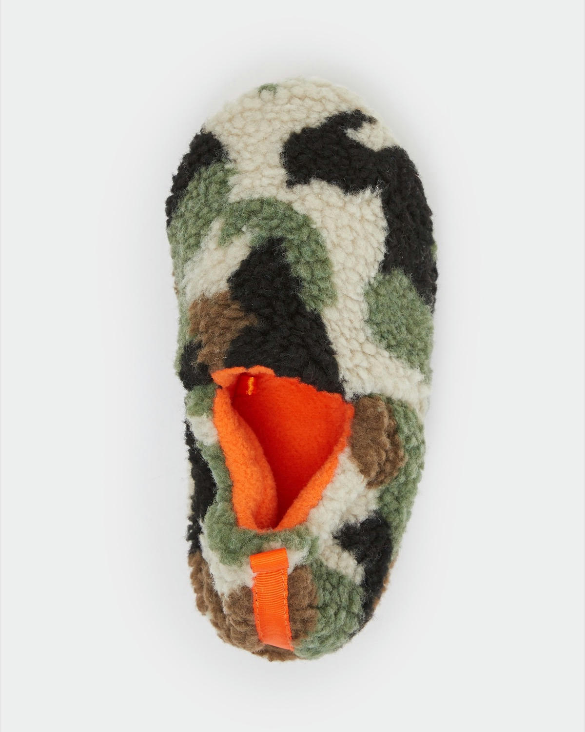 Borg Print Slippers (Size 8-5)
