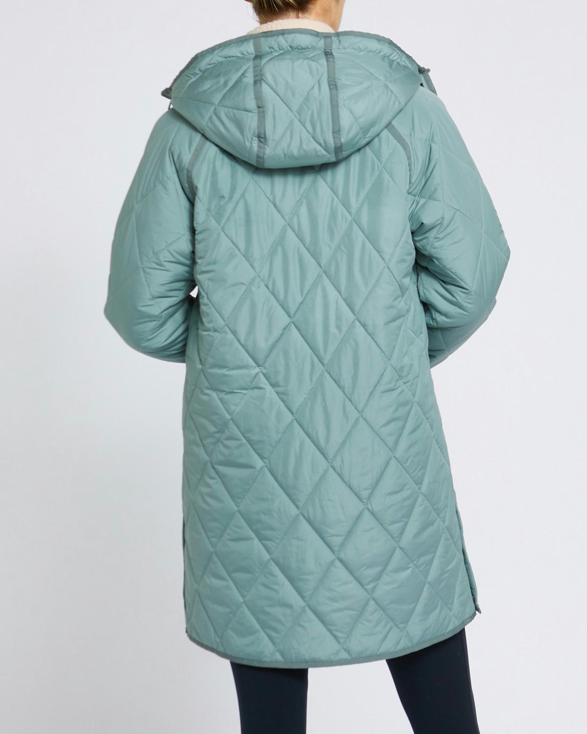 Quilted Fleece Lined Coat