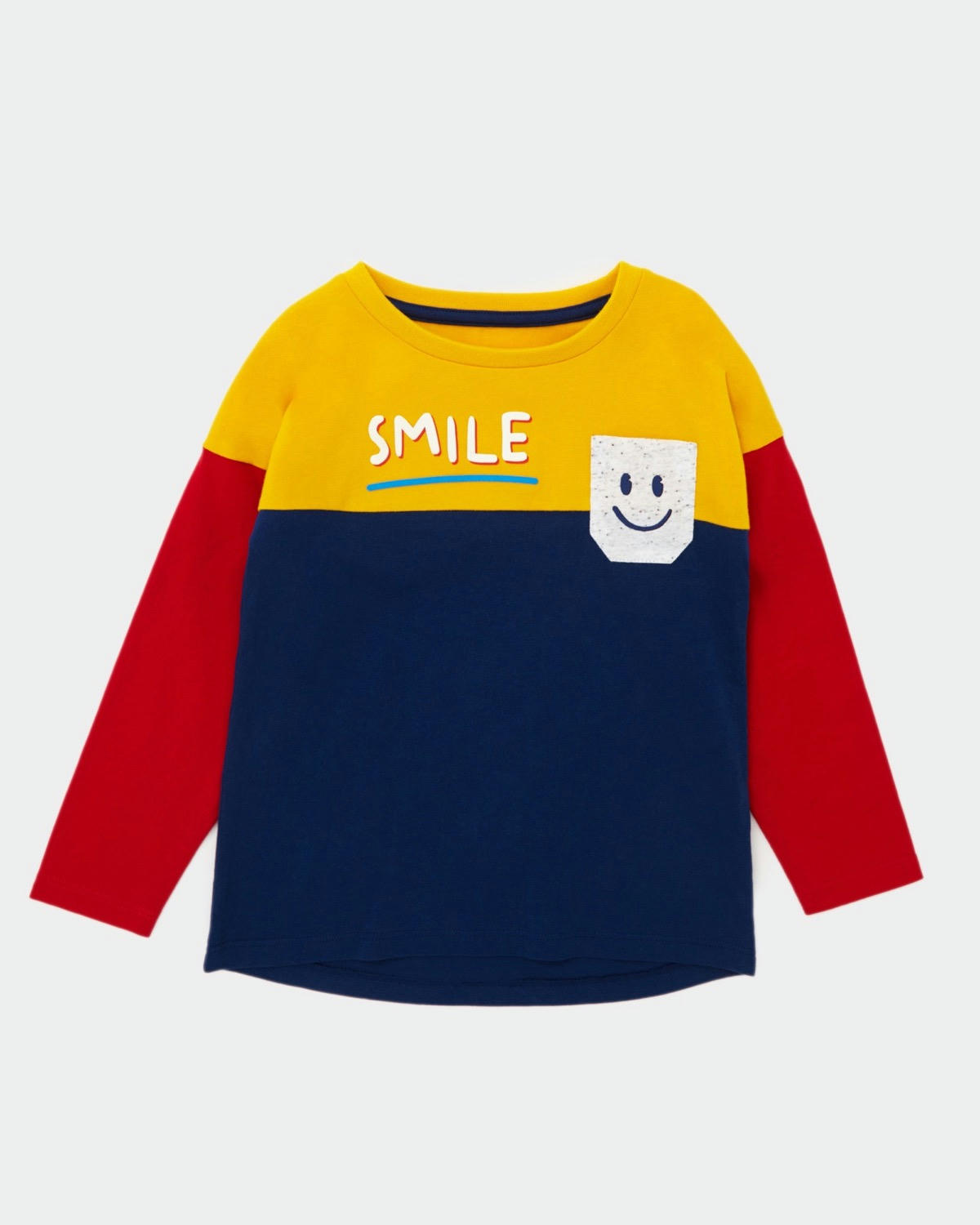 Cotton Rich Long-Sleeved T-Shirt - Pack Of 3 - (6 Months-4 Years)