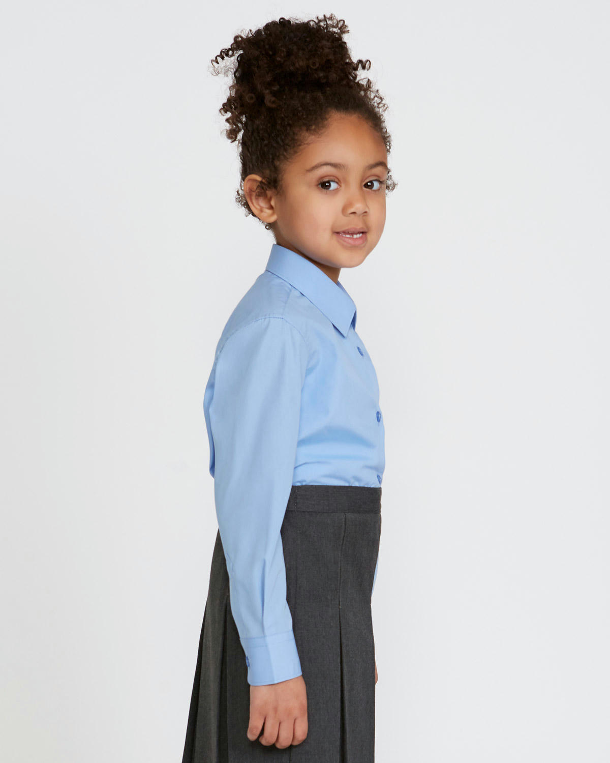 Easy Care Long-Sleeved Blouse - Pack Of 3 (4-16 Years)