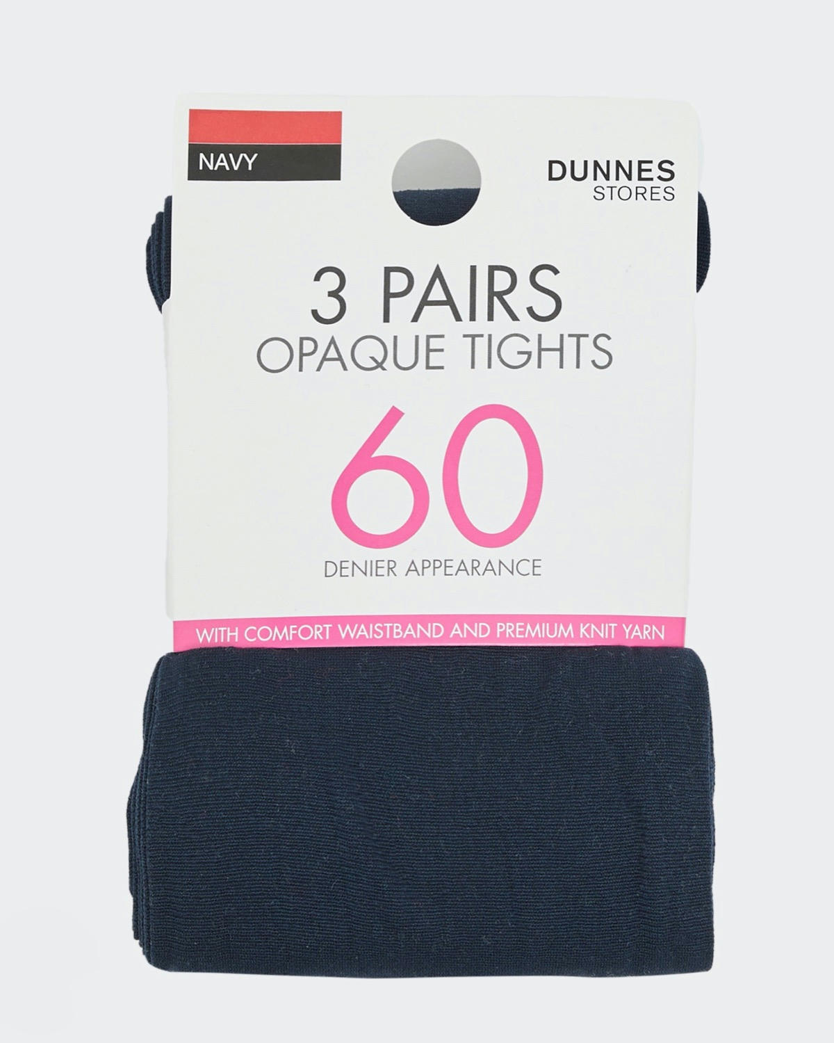 60 Denier Opaque Tights - Pack Of 3