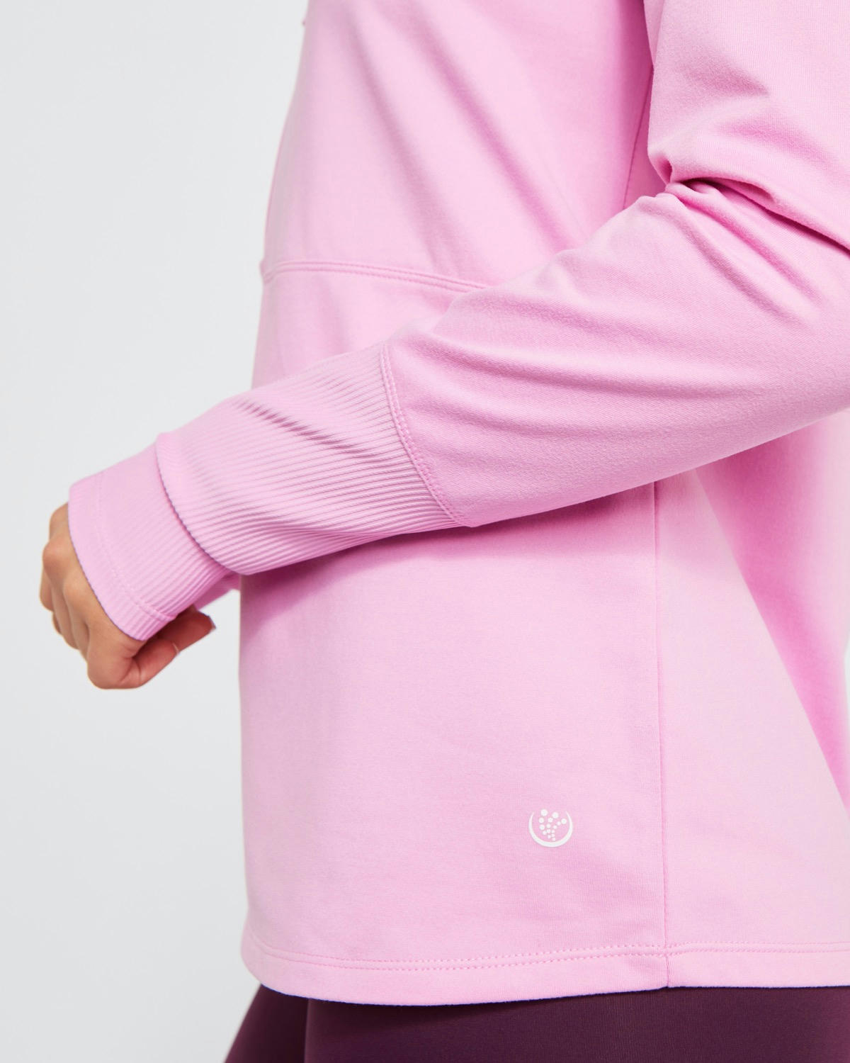 Long-Sleeved Half-Zip Top