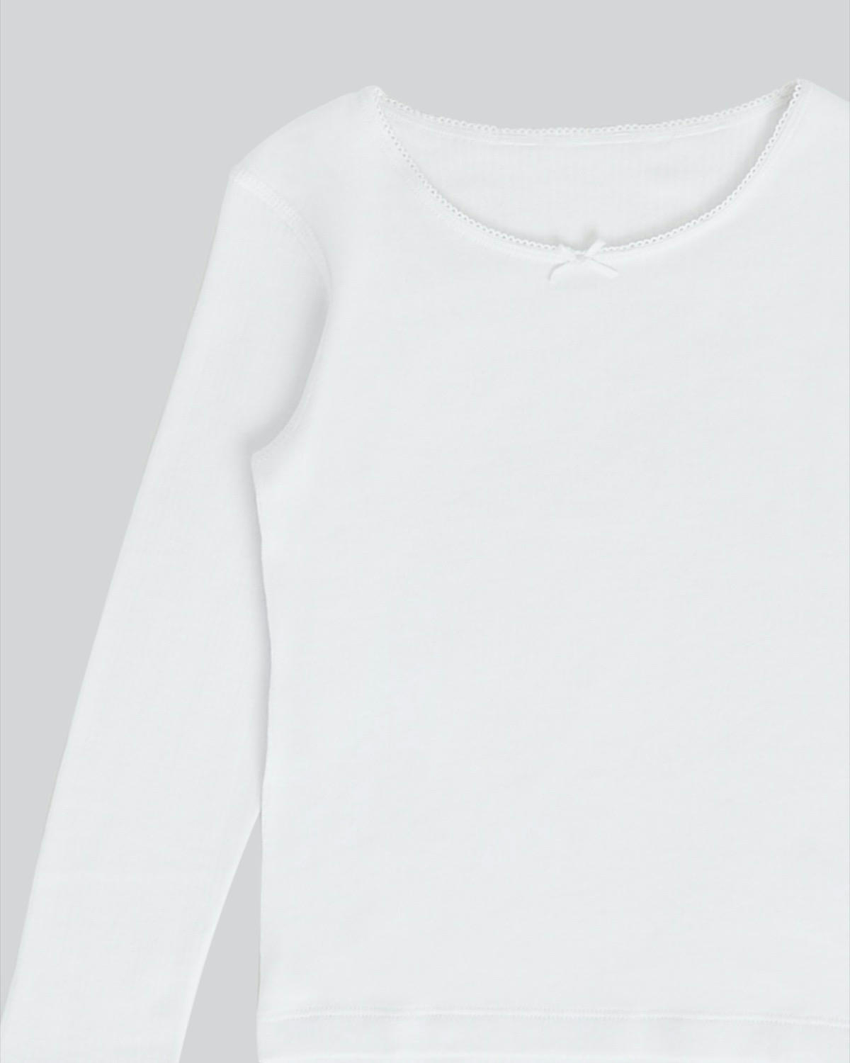 Girls Thermal Long-Sleeved Tops - Pack Of 2 (2-14 Years)