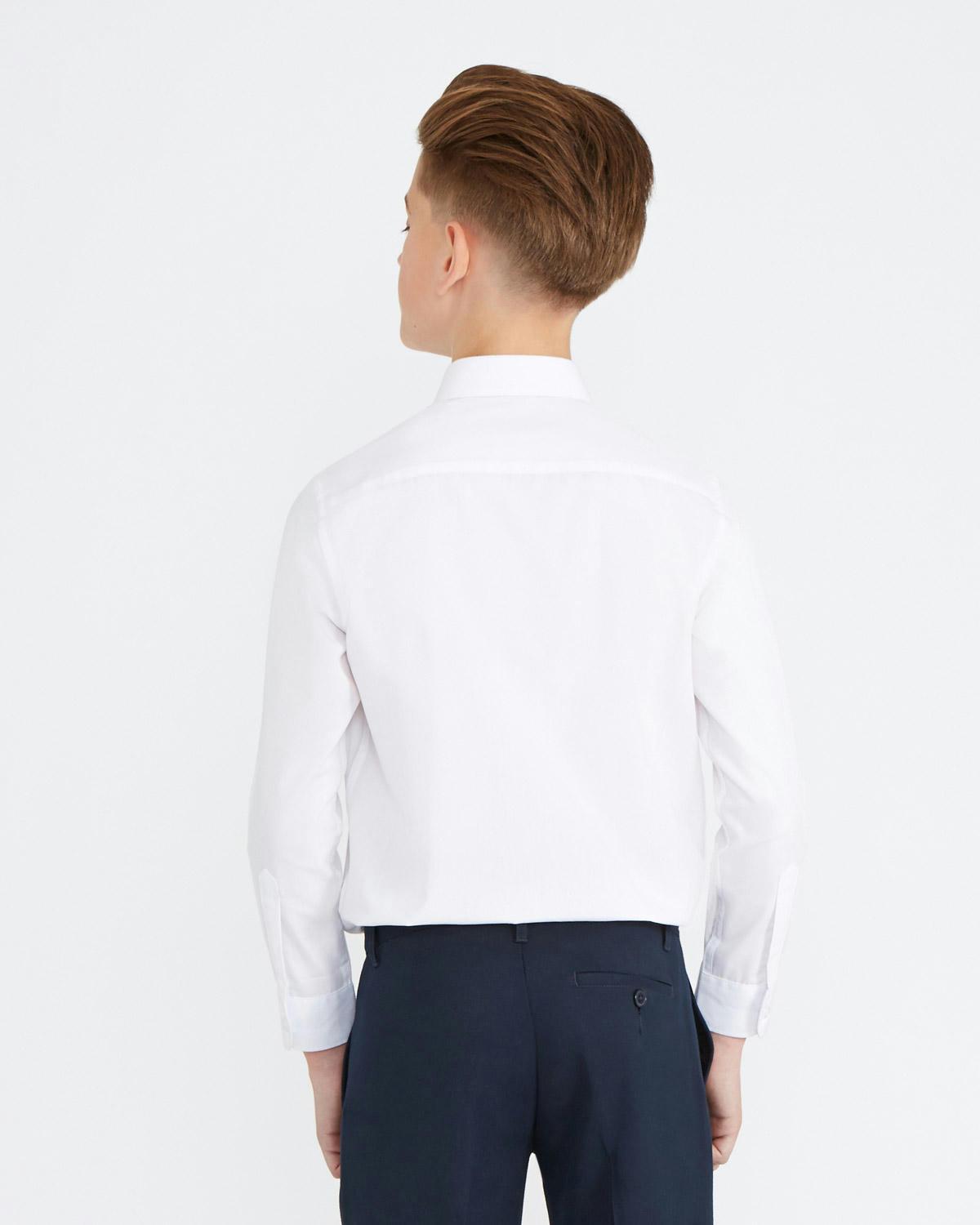 Long-Sleeved Easy Iron Shirt - Pack Of 3 - (4-16 Years)