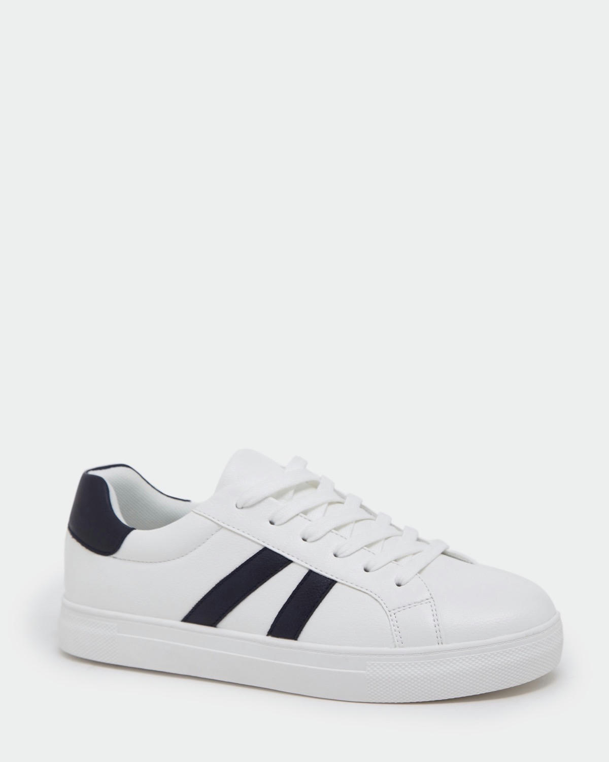 White Lace Up Trainers