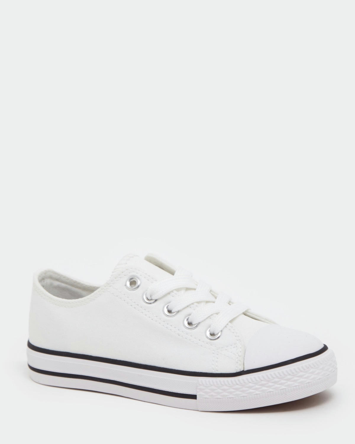 Low Top Canvas Shoes (Size 8-5)