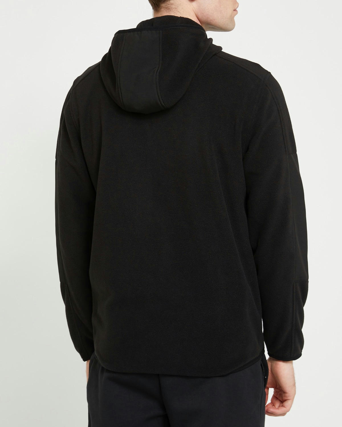 Woven Panel Fleece Jacket