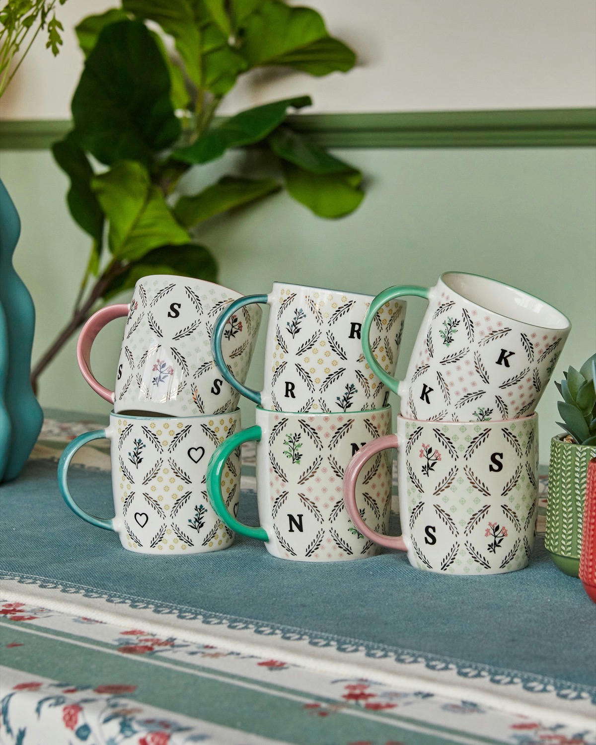 Carolyn Donnelly Eclectic Alphabet Mug