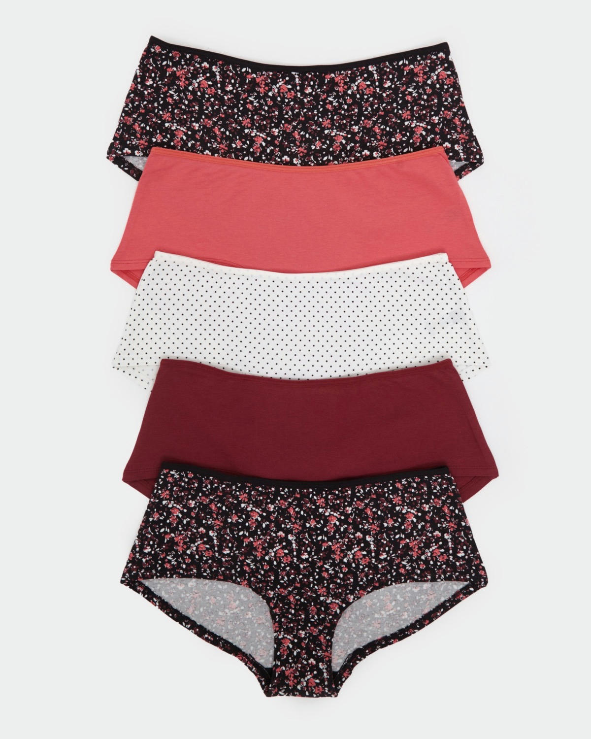 Print Cotton Rich Shorts - Pack of 5