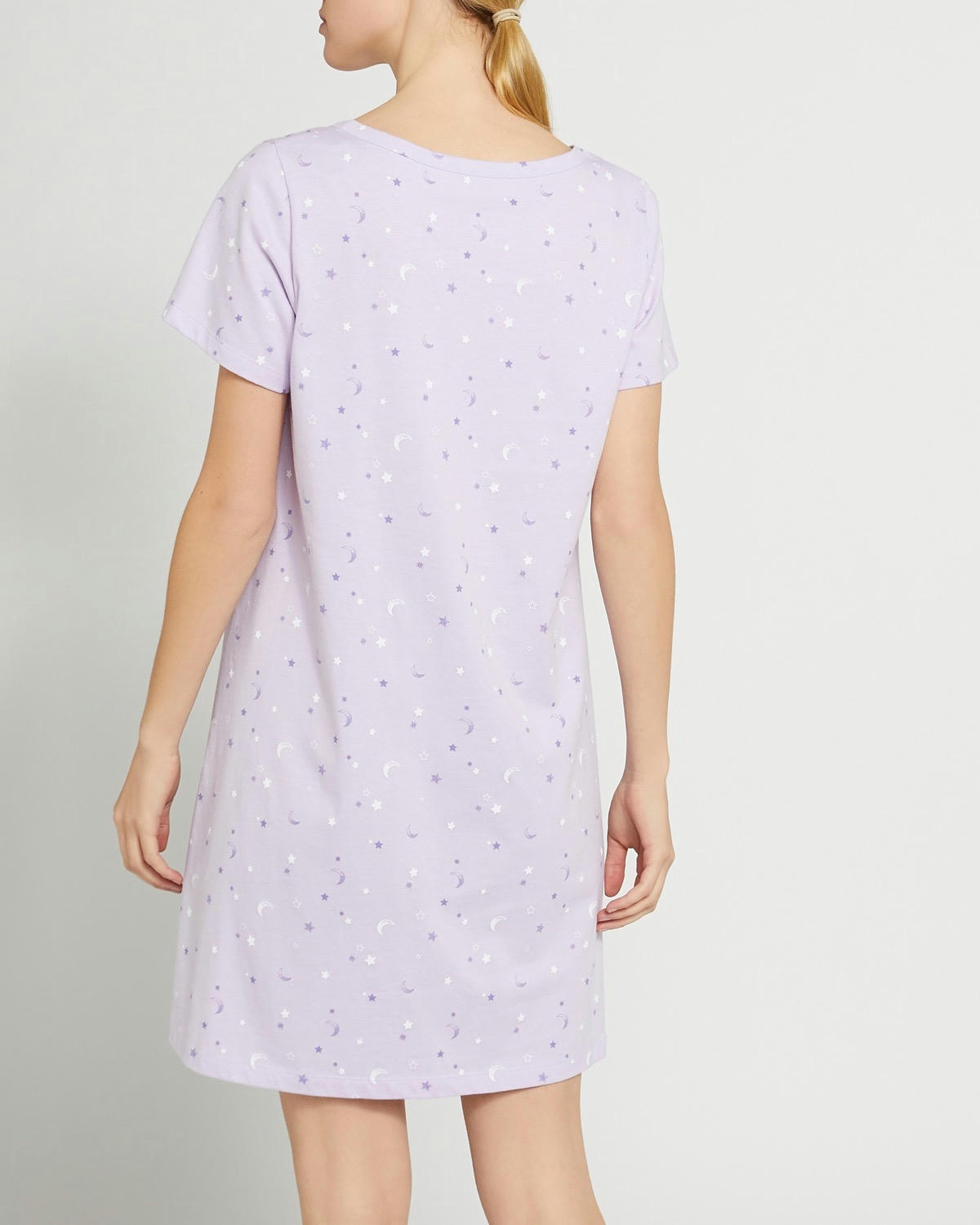 Cotton V-Neck Button Nightdress