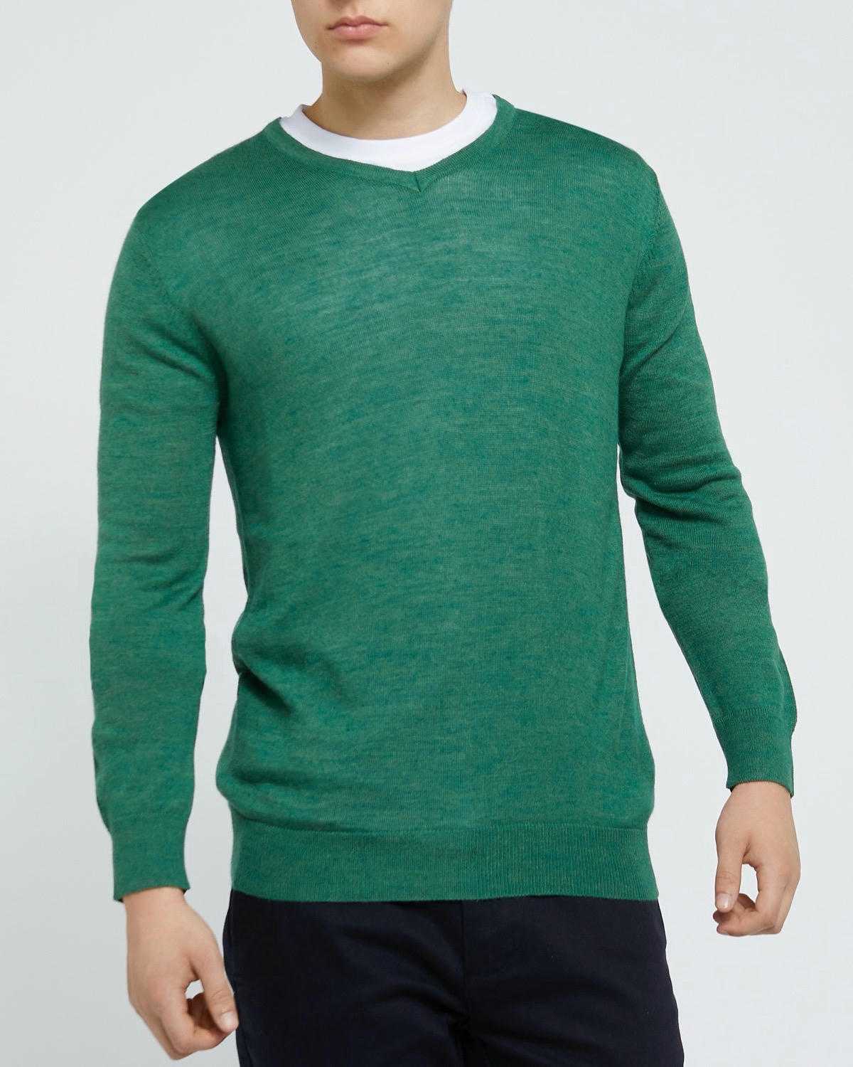 Merino Blend V-Neck Jumper