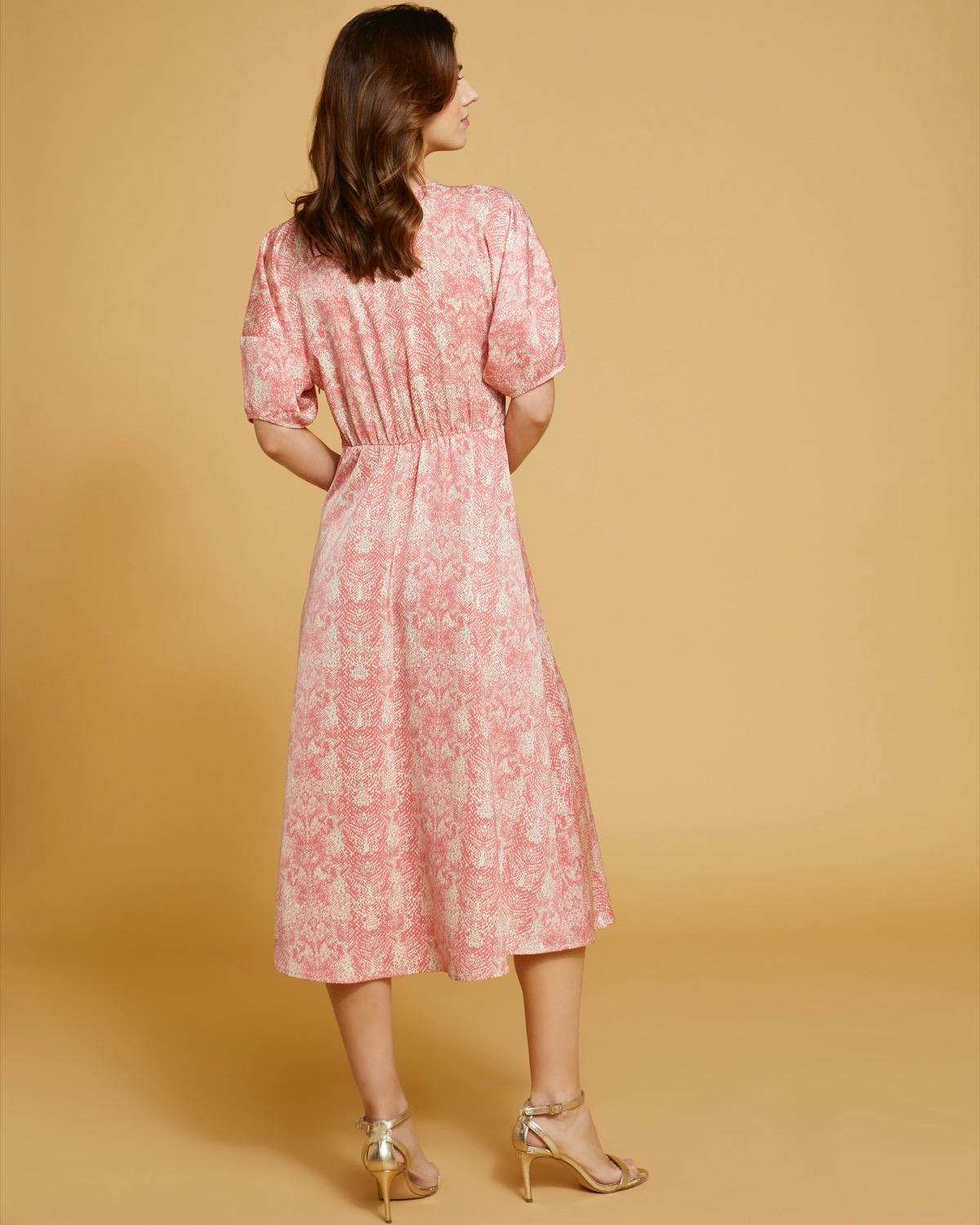 Paul Costelloe Living Studio Palermo Snakeskin Midi Dress