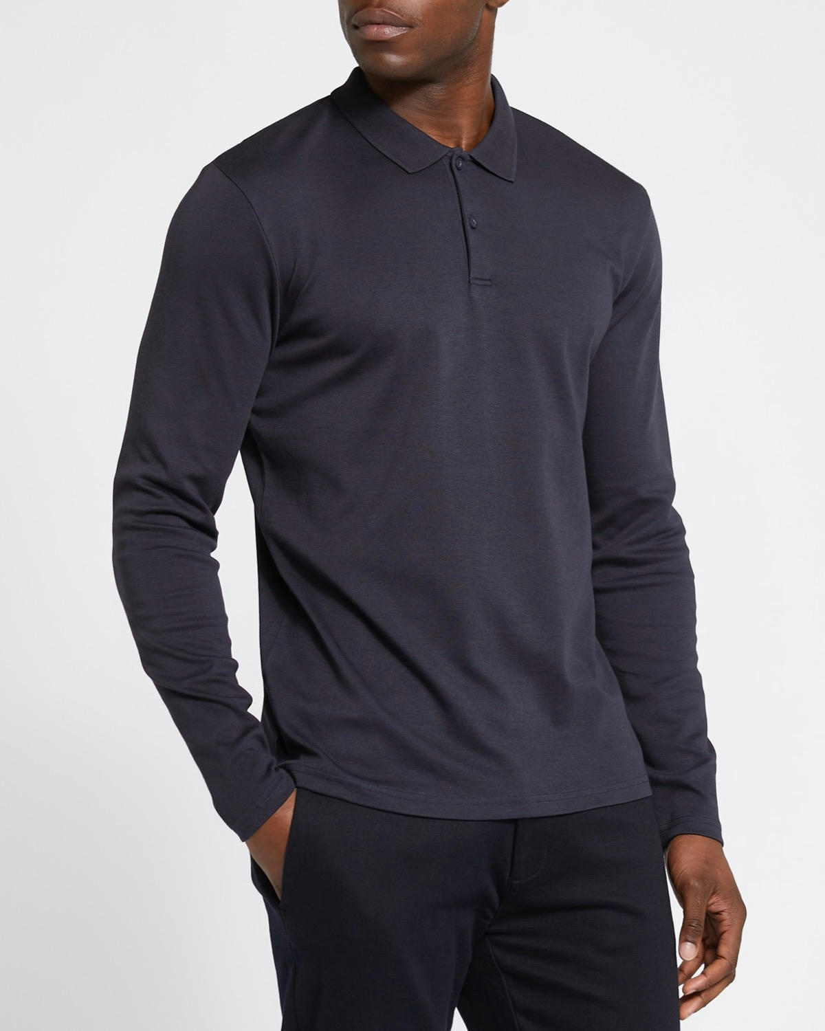 Long Sleeved Polo Top