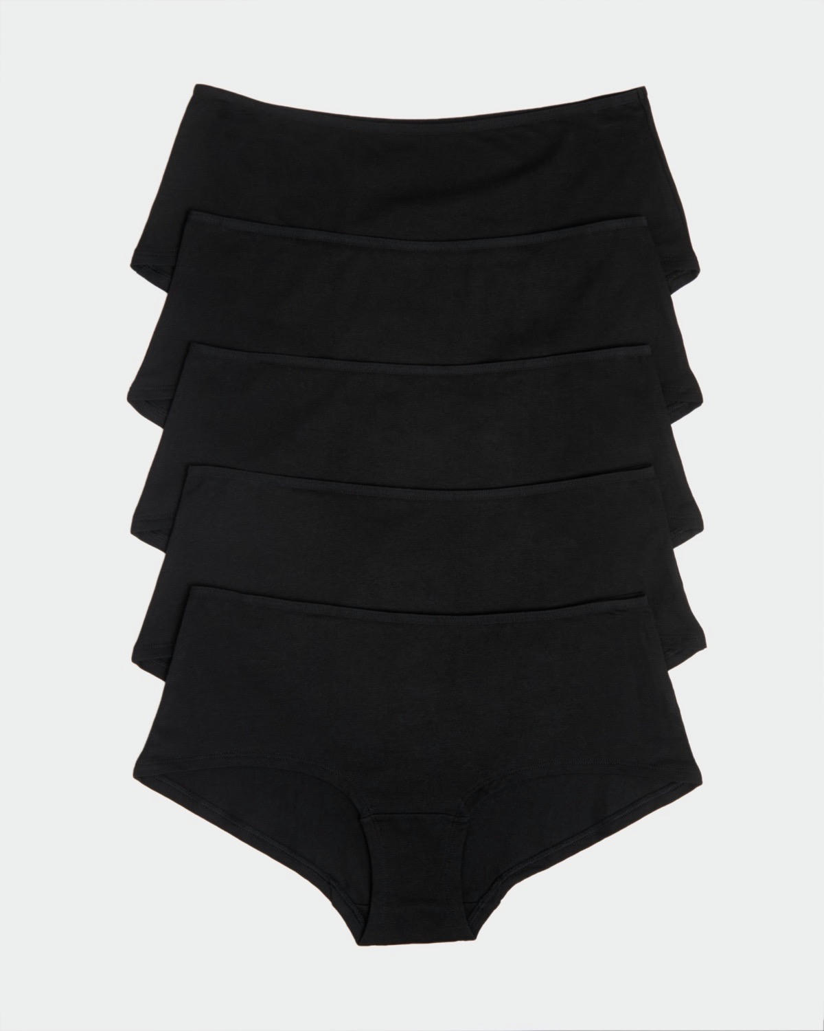 Plain Cotton-Rich Shorts - Pack of 5