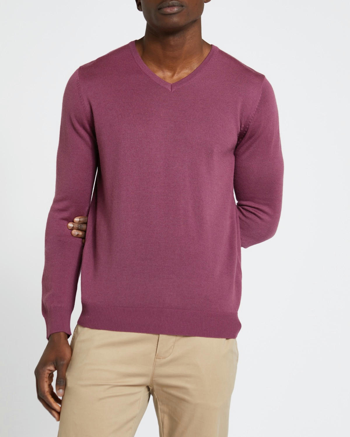 Merino Blend V-Neck Jumper