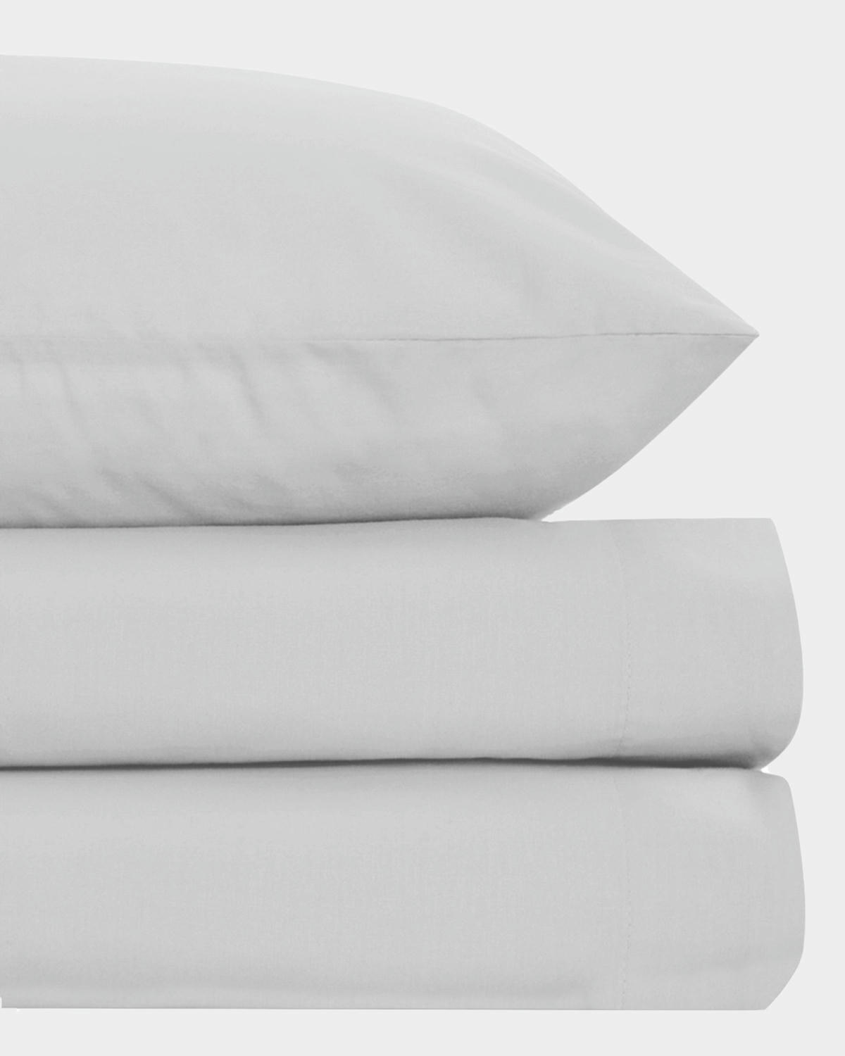 Percale Fitted Sheet 180 Thread Count - Single