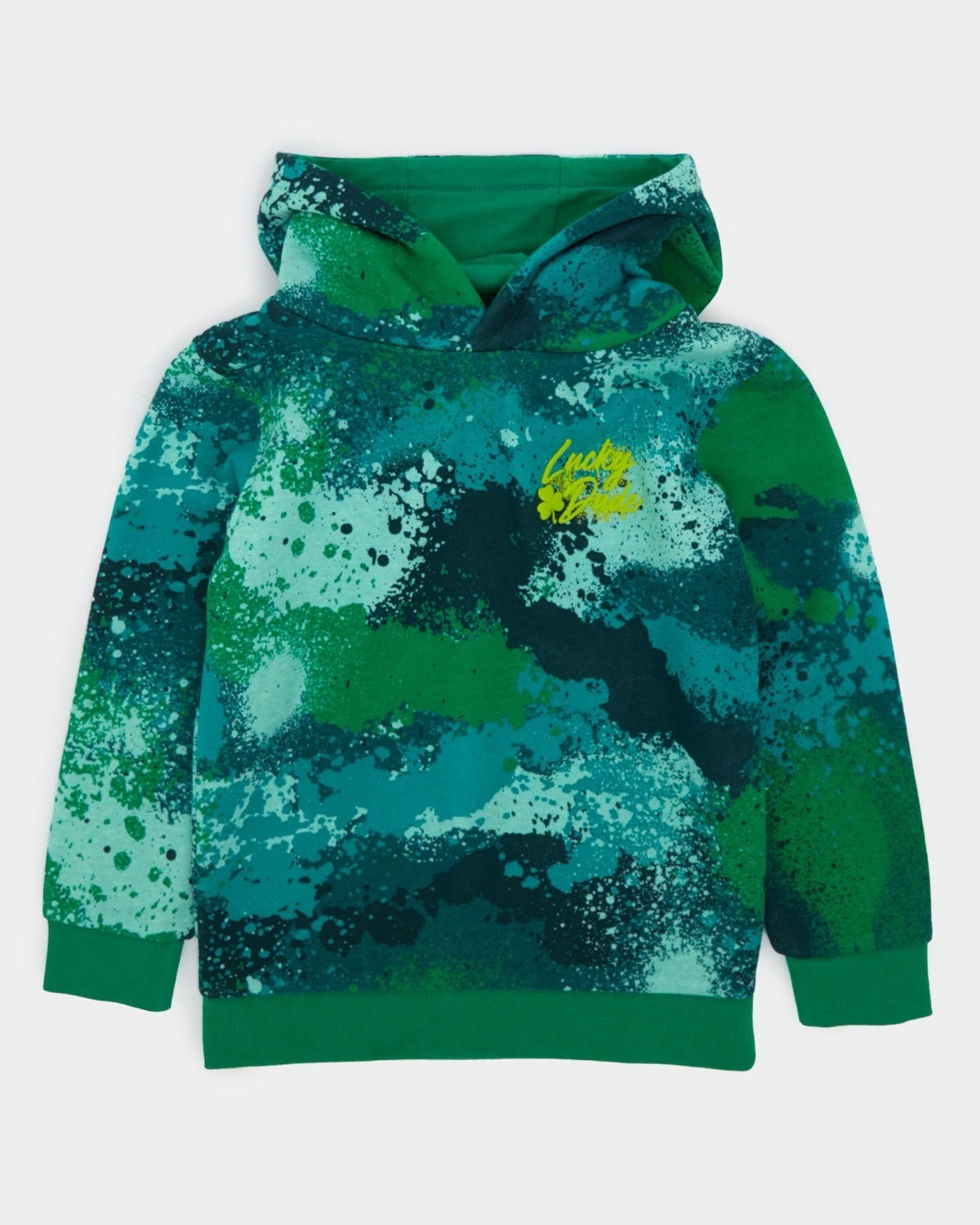 St Patrick's Day Graffiti Hoodie (3-14 Years)