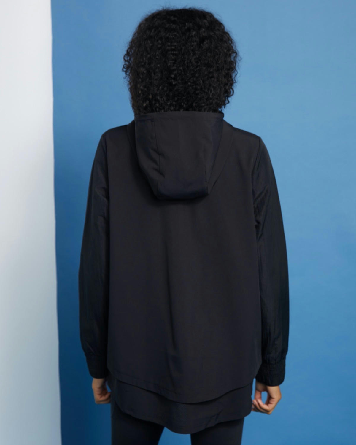 Helen Steele Zip-Through Dipped Hem Jacket