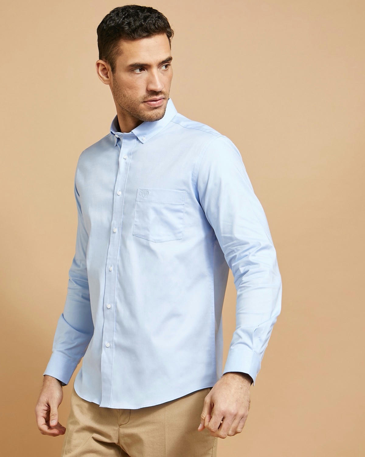 Paul Costelloe Living Regular Fit Stretch Oxford