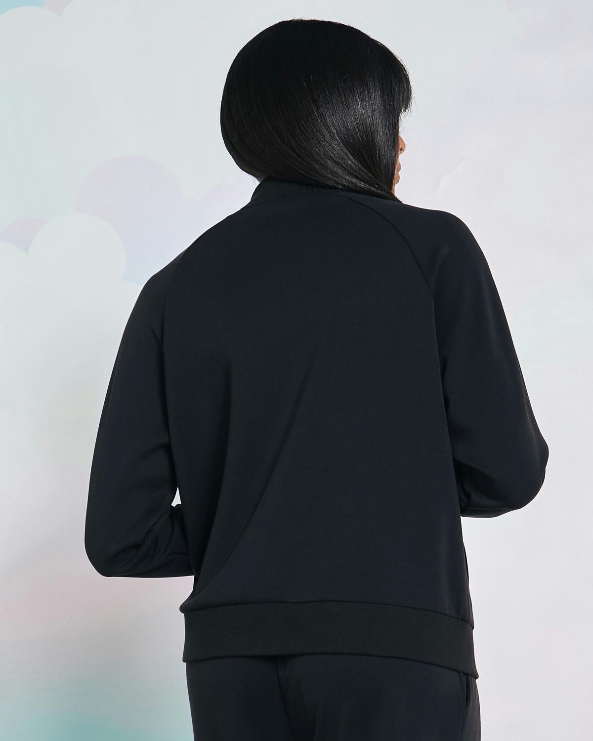 Helen Steele Black Soft Touch Zip Through Jacket