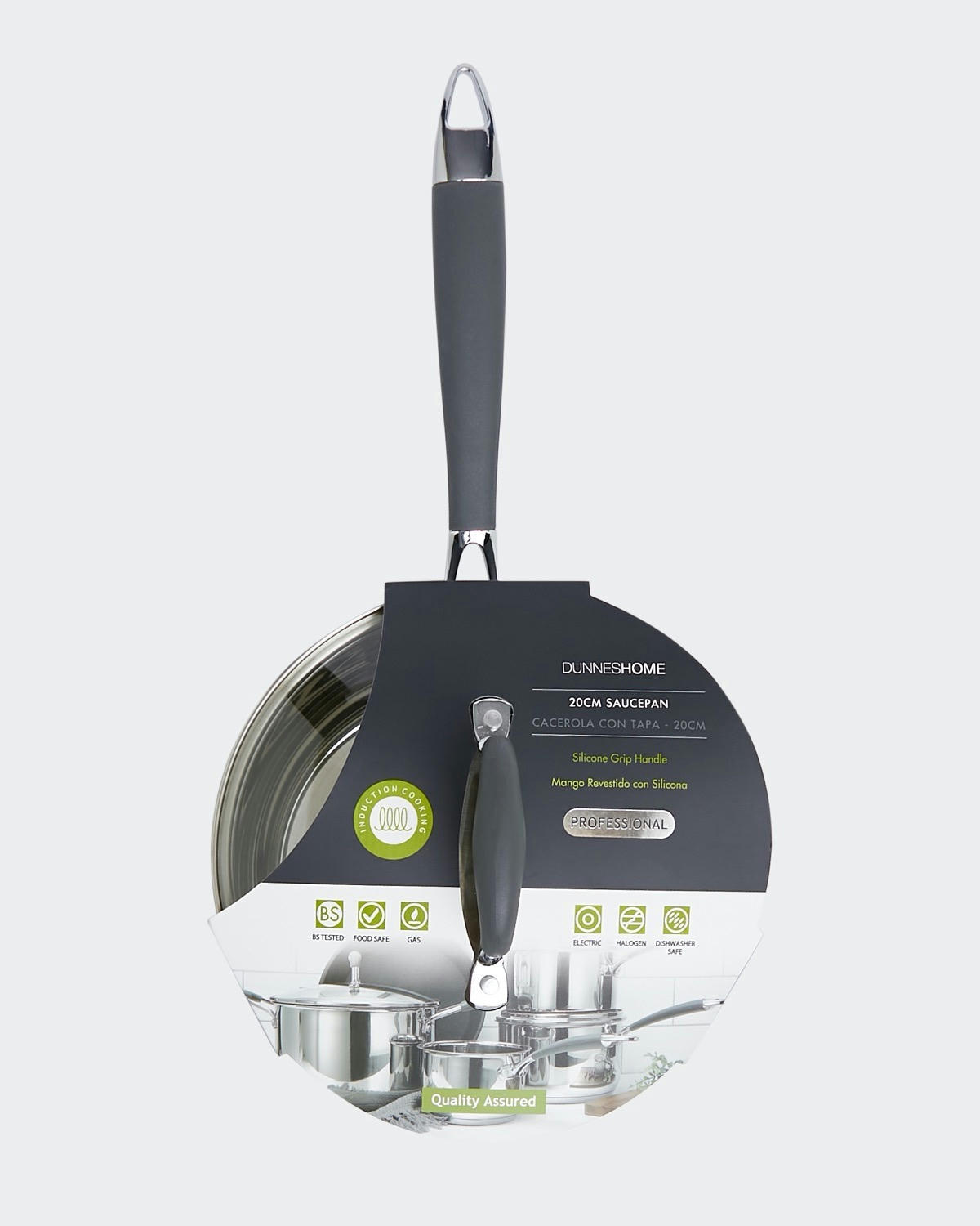 20cm Stainless Steel Saucepan