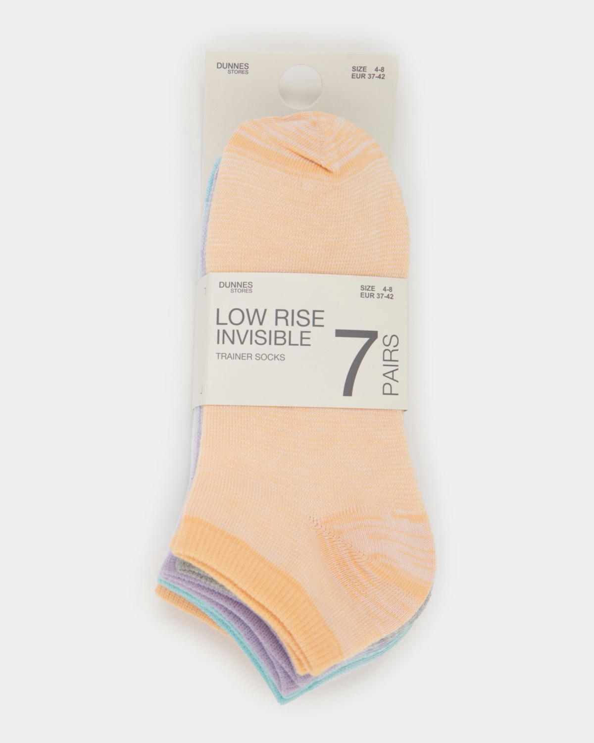 Low Rise Invisible Trainer Socks (Pack Of 7)