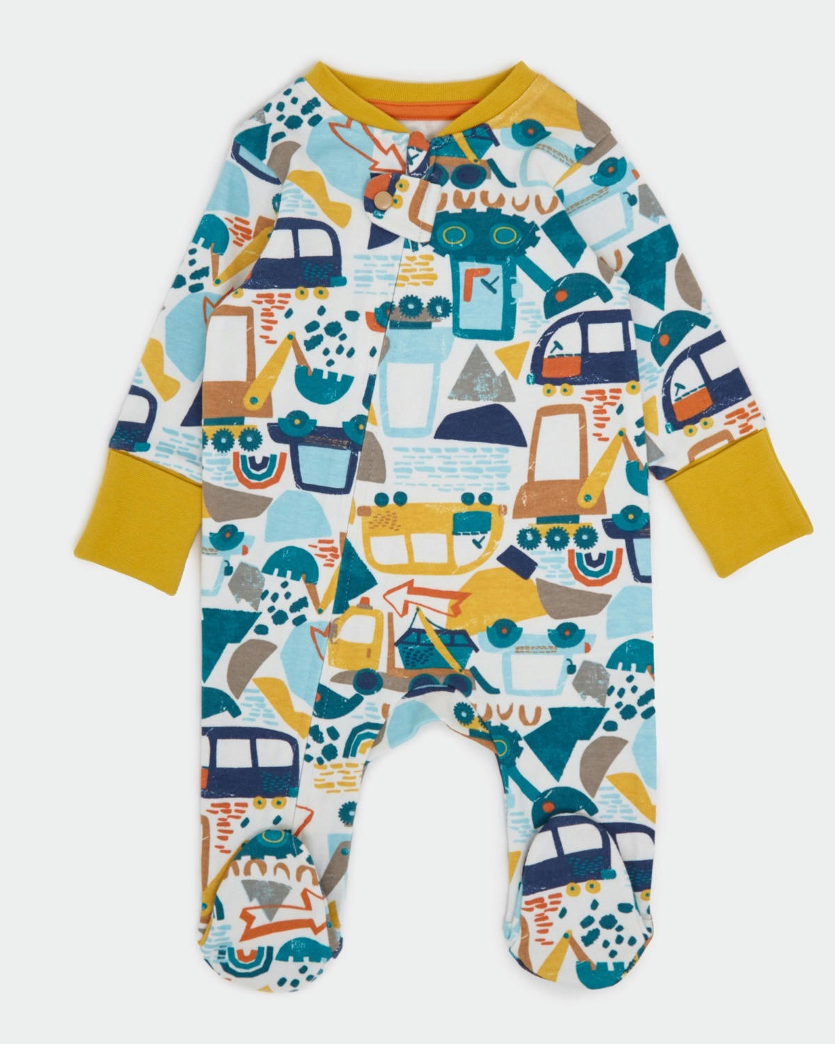 Truck Sleepsuits - Pack Of 2 (Newborn-18 months)