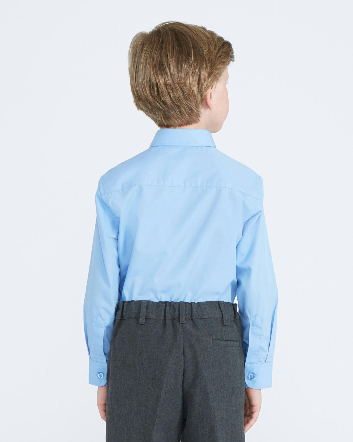 Long-Sleeved Easy Iron Shirt - Pack Of 3 - (4-16 Years)